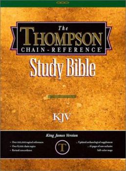 Bonded Leather Thompson Chain-Reference Study Bible-KJV Book