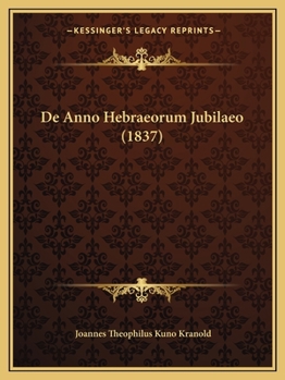 Paperback De Anno Hebraeorum Jubilaeo (1837) [Latin] Book