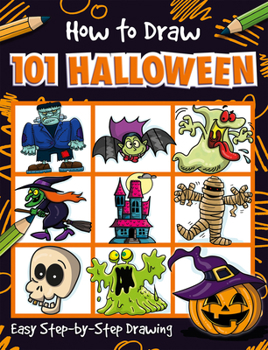 Paperback How to Draw 101 Halloween Book