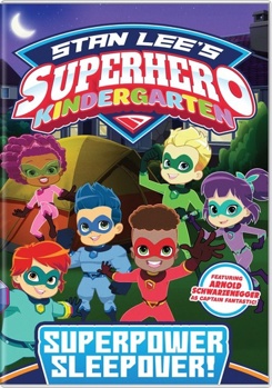 DVD Superhero Kindergarten: Superpower Sleepover Book