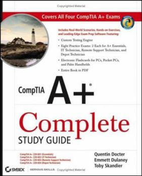 Paperback CompTIA A+ Complete Study Guide [With 2 CDROMs] Book