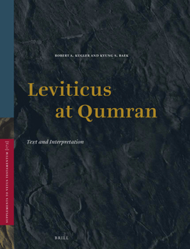 Hardcover Leviticus at Qumran: Text and Interpretation Book