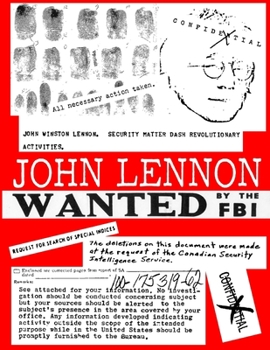 Paperback JOHN LENNON - Wanted by the FBI Book