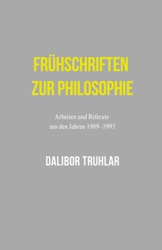 Paperback Frühschriften zur Philosophie [German] Book