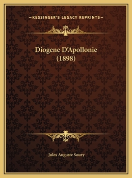 Diogene D'Apollonie (1898) Diogene D'Apollonie