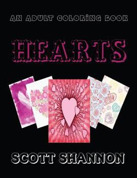 Paperback An Adult Coloring Book: Hearts Book