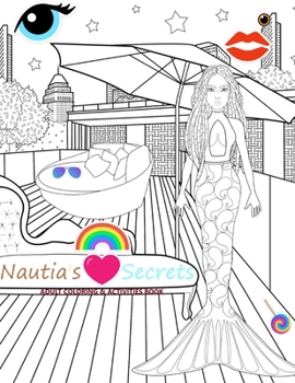 Paperback Nautia's Secrets: Adult Coloring & Activities Book