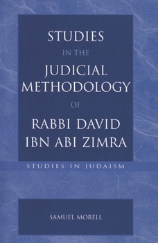 Paperback Studies in the Judicial Methodology of Rabbi David ibn Abi Zimra Book