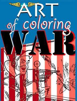 Paperback Art of Coloring War Book