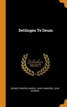 Hardcover Dettingen Te Deum Book