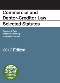 Paperback Commercial and Debtor-Creditor Law Selected Statutes: 2017 Edition Book