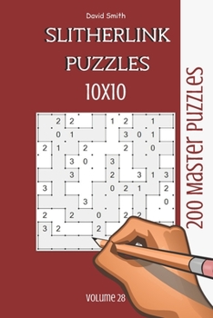 Paperback Slitherlink Puzzles - 200 Master Puzzles 10x10 vol.28 Book