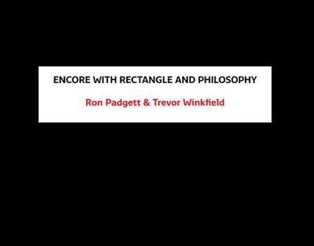 Paperback Encore with Rectangle and Philosophy Book