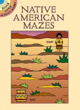 Paperback Native American Mazes Book