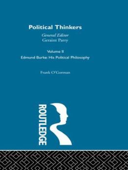 Edmund Burke; his political philosophy