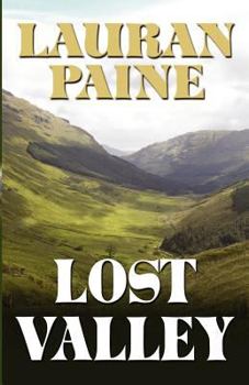 Paperback Lost Valley [Large Print] Book