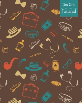 Dot Grid Journal: Notebook Planner with Hipster Themed Cover Design