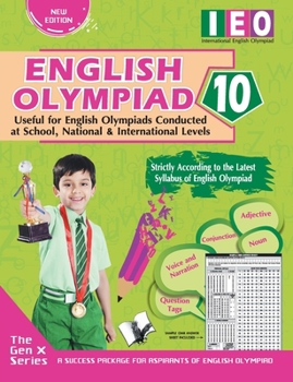 Paperback International English Olympiad Class 10 (with CD) Book