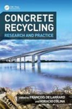 Hardcover Concrete Recycling: Research and Practice Book
