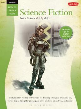 Paperback Drawing: Science Fiction: Learn to Draw Step by Step Book