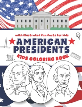 USA Presidents Coloring Book for children