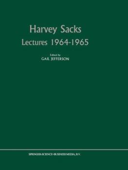 Paperback Harvey Sacks Lectures 1964-1965 Book