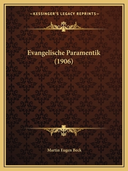 Paperback Evangelische Paramentik (1906) [German] Book