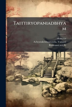 Paperback Taittiryopaniadbhyam [Sanskrit] Book