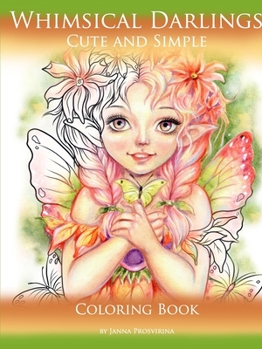 Paperback Whimsical Darlings: Cute and Simple: Coloring Book