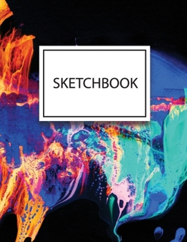 Sketchbook: Large Paint Sketch Book With Blank Paper: 8.5" X 11",109 pages, Sketching, Drawing and Creative Doodling. Notebook and Sketchbook to Draw and Journal (Workbook and Handbook). Matt cover