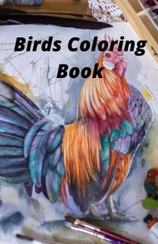 Paperback Birds coloring book