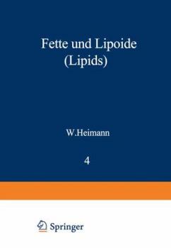 Paperback Fette Und Lipoide (Lipids) [German] Book