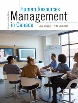 Paperback Human Resources Management in Canada, Thirteenth Canadian Edition, Book