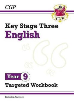 Paperback New KS3 English Year 9 Targeted Workbook (with answers) (CGP KS3 English) Book