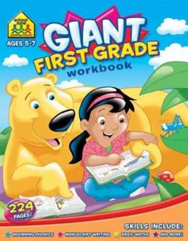 Paperback School Zone Giant Workbooks: First Grade Book