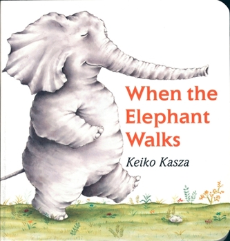 Board book When the Elephant Walks Book