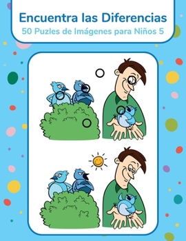 Paperback Encuentra las Diferencias - 50 Puzles de Imágenes para Niños 5 [Spanish] Book