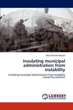 Paperback Insulating municipal administration from instability Book