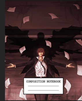 Notebook: Anime Death Note Soft Glossy Cover Graph Paper Pages Book 7.5 x 9.25 Inches 110 Pages