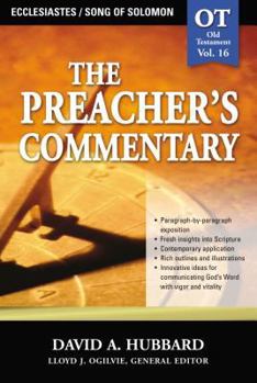 Paperback The Preacher's Commentary - Vol. 16: Ecclesiastes / Song of Solomon: 16 Book