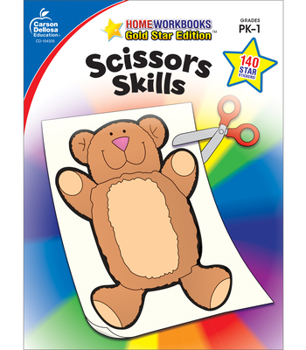 Paperback Scissors Skills, Grades Pk - 1: Gold Star Edition Volume 17 Book