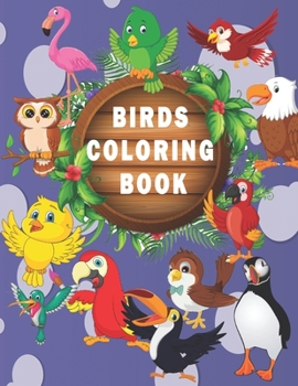 Paperback Birds Coloring Book: For children aged 4-8 Book