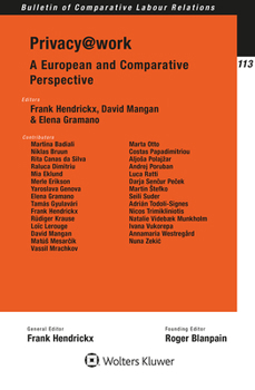 Paperback Privacy@work: A European and Comparative Perspective Book