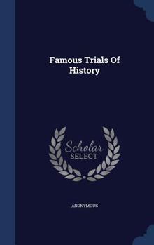 Hardcover Famous Trials Of History Book