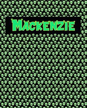 Paperback 120 Page Handwriting Practice Book with Green Alien Cover Mackenzie: Primary Grades Handwriting Book