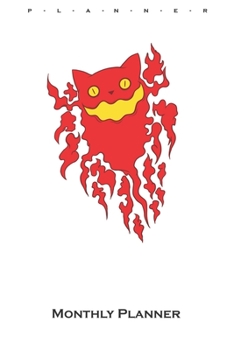 Devil Cat Monthly Planner: Monthly Calendar (Daily planner with notes) for Cat and animal lovers