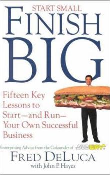 Hardcover Start Small Finish Big: 15 Key Lessons to Start and Run Your Own Successful Business Book