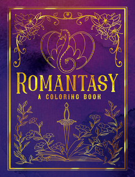 Paperback Romantasy: A Coloring Book