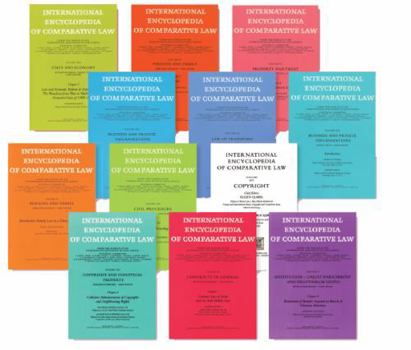 Paperback International Encyclopedia of Comparative Law, Instalment 28 Book