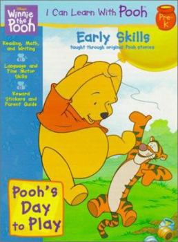 Paperback Pooh's Day to Play [With Reward Stickers and Answer Key] Book